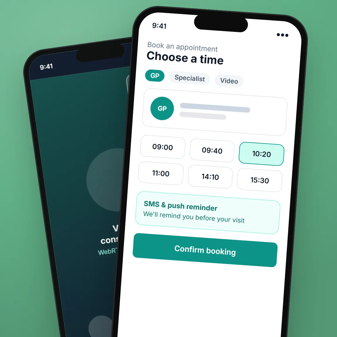 Healthcare Mobile App: detail